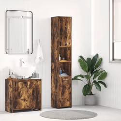 Cette armoire de salle de bain, avec un espace de rangement spacieux, est un excellent choix pour rendre votre salle de bain  ...
