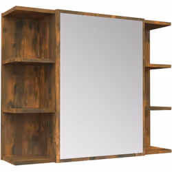 Ajoutez une touche esthétiquement agréable à votre salle de bain avec cette armoire à miroir ! Matériau robuste : le bois d'i ...