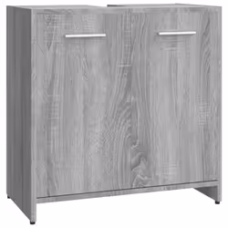 VidaXL 815526, Gris, Chêne, Bois, 600 mm, 330 mm, 600 mm, 1 pièce(s)