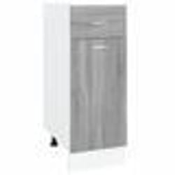 vidaXL Armoire de plancher à tiroir "Lyon" Sonoma gris 30x46x81,5 cm