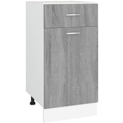 Armoire de plancher à tiroir "Lyon" Sonoma gris 40x46x81,5 cm vidaXL