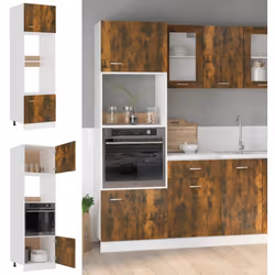 Cette armoire à micro-ondes optimise votre espace de cuisine, offrant un espace de rangement suffisant pour vos effets person ...