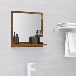 Ajoutez une touche d'aspect esthétiquement agréable avec ce miroir, qui convient parfaitement à votre salle de bain et au déc ...