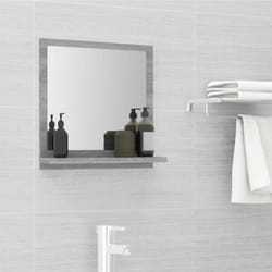 Vidaxl - Miroir de bain Sonoma gris 40x10,5x37 cm Bois d'ingénierie