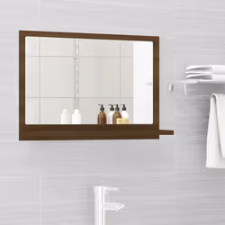 Ajoutez une touche d'aspect esthétiquement agréable avec ce miroir, qui convient parfaitement à votre salle de bain et au déc ...
