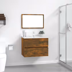 Cet ensemble de meubles de salle de bain tendance est un excellent supplément à votre salle de bain, ce qui lui donne une app ...