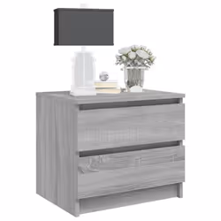 VidaXL 815825 Table de nuit et table de chevet Chêne - Vue supplémentaire 5