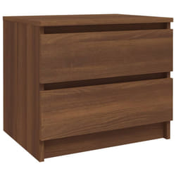 VidaXL 815826 Table de nuit et table de chevet Chêne