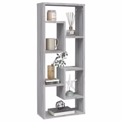 VidaXL 815847 étagères Bois Gris - Vue supplémentaire 6