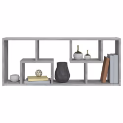 VidaXL 815847 étagères Bois Gris - Vue supplémentaire 7