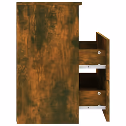 VidaXL 815858 Table de nuit et table de chevet Chêne - Vue supplémentaire 7