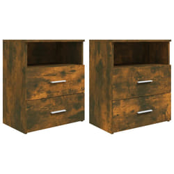 VidaXL 815859 Table de nuit et table de chevet Chêne