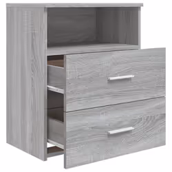 VidaXL 815860 Table de nuit et table de chevet Chêne - Vue supplémentaire 6