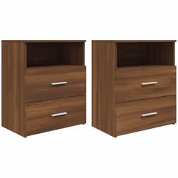 VidaXL 815863, Chêne, Bois, 500 mm, 320 mm, 600 mm, 2 pièce(s)