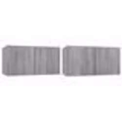 vidaXL Meuble TV suspendu Gris Sonoma 2 pcs 60x30x30 cm Bois d'ingénierie