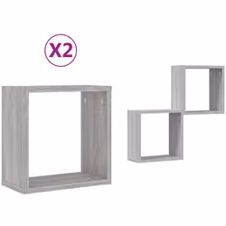 Maximisez votre espace intérieur et donnez du style à votre mur avec ces étagères murales en cube ! Matériau stable et durabl ...