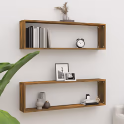 VidaXL 815906 étagères Bois Chêne, Marron