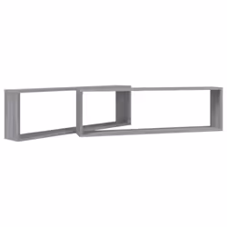 VidaXL 815909 étagères Bois Gris - Vue supplémentaire 4