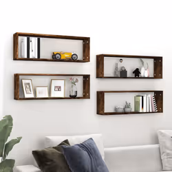 VidaXL 815916 étagères Bois Chêne, Marron