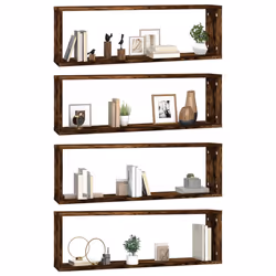 VidaXL 815916 étagères Bois Chêne, Marron - Vue supplémentaire 4