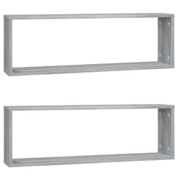VidaXL 815918 étagères Bois Gris
