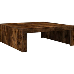 Vidaxl - Table basse Chêne fumé 100x100x35 cm Bois d'ingénierie