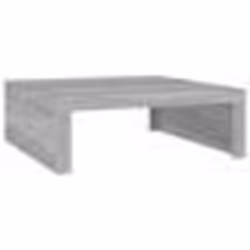 vidaXL Table basse Sonoma gris 100x100x35 cm Bois d'ingénierie - TU