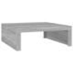 vidaXL Table basse Sonoma gris 100x100x35 cm Bois d'ingénierie - TU