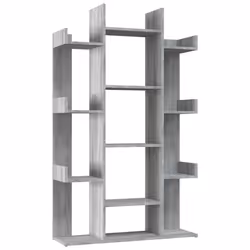 VidaXL 816003, Gris, Chêne, Bois, Bois, 860 mm, 255 mm, 1400 mm
