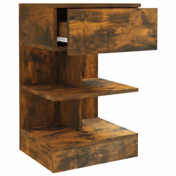 VidaXL 816041 Table de nuit et table de chevet Chêne - Vue supplémentaire 5