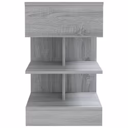 VidaXL 816043 Table de nuit et table de chevet Chêne - Vue supplémentaire 5
