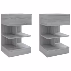 VidaXL 816044, Chêne, Bois, 400 mm, 350 mm, 650 mm, 2 pièce(s)
