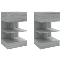 VidaXL 816044 Table de nuit et table de chevet Chêne
