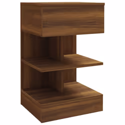 VidaXL 816046, Chêne, Bois, 400 mm, 350 mm, 650 mm, 2 pièce(s)