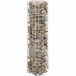 Ce poteau à gabion circulaire est un moyen pratique de créer une bordure solide pour les plantes dans votre jardin et sur vot ...