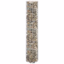 Ce poteau à gabion circulaire est un moyen pratique de créer une bordure solide pour les plantes dans votre jardin et sur vot ...