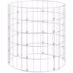 Ce poteau à gabion circulaire est un moyen pratique de créer une bordure solide pour les plantes dans votre jardin et sur vot ...