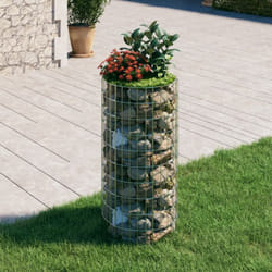 Vidaxl - Poteau à gabion circulaire Acier galvanisé Ø50x100 cm