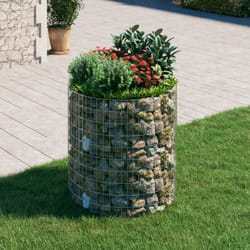 Vidaxl - Poteau à gabion circulaire Acier galvanisé Ø100x100 cm