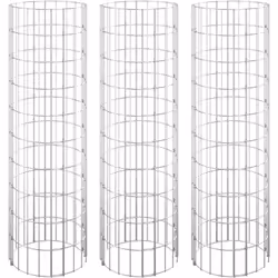Cet ensemble de lits surélevés en gabion circulaires est un moyen pratique de créer une bordure solide pour les plantes dans  ...