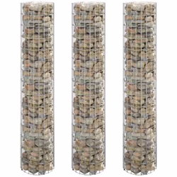 Cet ensemble de lits surélevés en gabion circulaires est un moyen pratique de créer une bordure solide pour les plantes dans  ...