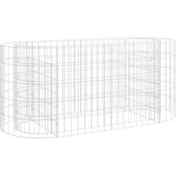 Vidaxl - Lit surélevé à gabion Fer galvanisé 120x50x50 cm