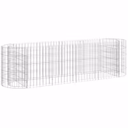 Ce lit surélevé en gabion est un moyen pratique de créer une bordure solide pour les fleurs dans votre jardin et sur votre te ...