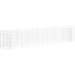 Vidaxl - Lit surélevé à gabion Fer galvanisé 260x50x50 cm