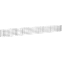Lit surélevé à gabion Fer galvanisé 540x50x50 cm