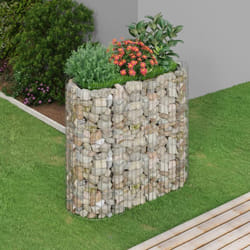 Vidaxl - Lit surélevé à gabion Fer galvanisé 120x50x100 cm