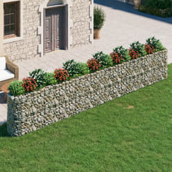 Vidaxl - Lit surélevé à gabion Fer galvanisé 610x50x100 cm
