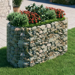 Vidaxl - Lit surélevé à gabion Fer galvanisé 200x100x100 cm