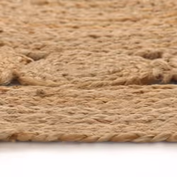 Donnez une touche naturelle à votre intérieur avec ce tapis en jute tressé ! C'est le choix parfait pour décorer votre pièce  ...