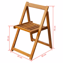 VidaXL 3104964 chaise d'extérieur Terrace Bois d'acacia - Vue supplémentaire 5